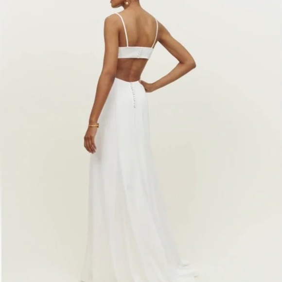 RARE Reformation Astor Dress - White - Picture 3 of 5